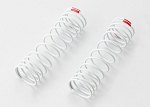 Springs, Front (White) (Progressive Rate) (2) (Fits #5862 Aluminum Big Bore Shocks)