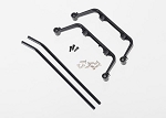 Landing Skid Set (Black-Anodized)/ Screws (4) (Assembled), DR-1 Heli