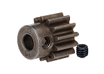 13-T Pinion Gear (1.0 Metric Pitch) (Fits 5mm Shaft)/ Set Screw (Use only with Steel Spur Gears)