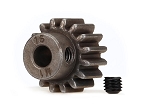 16-T Pinion Gear (1.0 Metric Pitch) (Fits 5mm Shaft)/ Set Screw (Compatible with Steel Spur Gears)