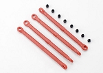 Toe Links, Front & Rear (Molded Composite) (4)/ Hollow Balls (8) (Red or Green)
