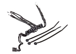 LED Lights, Chassis Harness (4 Clear, 2 Red) (1)/ Wire Tie (3)  (Requires Power Supply #7286A)