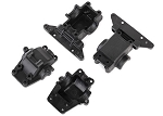 Front & Rear Bulkhead/ Front & Rear Differential Housing, 1/18 LaTrax®