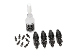 Shocks, Oil-Filled (Assembled with Springs) (4), 1/18 LaTrax® Rally