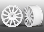 12-Spoke Wheels, White (2), 1/18 LaTrax® Rally