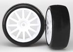 Slick Tires on 12-Spoke Wheels (Assembled, Glued) (2)