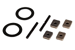 Spider Gear Shaft (2)/ Spacers (4)/ 16x23.5x.5mm TW (2), X-Maxx®