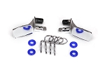 Chrome Side Mirrors, TRX-4® (Folding or Non-Folding) (Fits #TRA8130 Body)