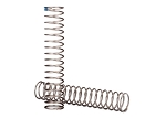 Long Shock Springs (Natural Finish) (GTS) (0.62 Rate, Blue Stripe) (For use with TRX-4® Long Arm Lift Kit)