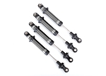 Shocks, GTS, Aluminum (Silver, Red, or Blue) (Assembled without Springs) (4) (For use with #8140X TRX-4® Long Arm Lift Kit)