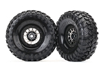 Tires & Wheels, Assembled (Method 105 Black Chrome Beadlock Wheels, Canyon Trail 1.9