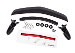 Side Mirrors, Black (L&R)/ Mirror Retainers (2)/ Body Clips (4)/ O-Rings (4)/ Spoiler, Black/ Spoiler Retainer (1)/ 1.6x5 BCS (Self-Tapping) (3) (Fits #8391 Body)