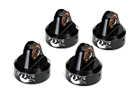 Shock Caps, Aluminum (Black-Anodized), Fox® Shocks (4)