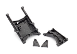 TRX-6™ Rear Suspension Mount (1)/ Rear Chassis Crossmember (1)/ Suspension Link Mounts (Left & Right)