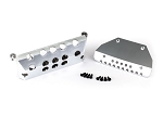 Skid Plates, Mercedes-Benz G 63, Front & Rear (Satin-Plated Finish) & Hardware