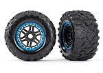 Maxx All-Terrain Tires on Beadlock Wheels with Foam Inserts (2) (17mm Splined) (TSM® Rated)