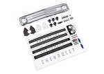 Chrome Grille with Emblem, Turn Signal Lenses, Headlight Housings, & Hardware