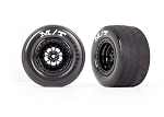 Mickey Thompson® ET Drag® Slicks on Weld Wheels (Rear) (Multiple Color Options)