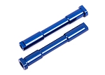 Steering Bellcrank Posts (Blue-Anodized Aluminum) (Fits Sledge®)