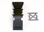 Skidplate, Front Plastic (Black or Gray)/ Stainless Steel Plate
