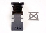 Skidplate, Rear Plastic (Black or Gray)/ Stainless Steel Plate