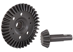 Ring Gear, Differential/ Pinion Gear, Differential (Machined, Spiral Cut) (Front)