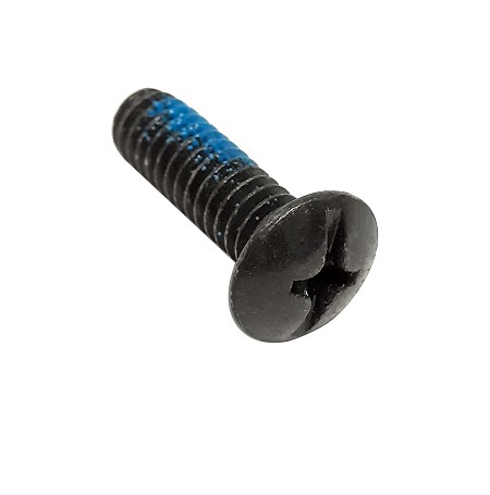 1/4-20 x 3/4" Phillips Round Head Screw with Blue Thread Lock 
