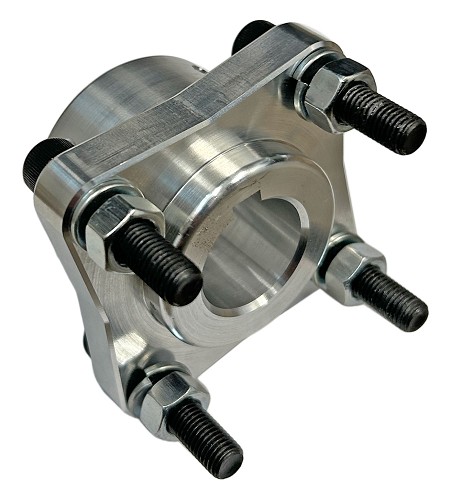 Aluminum Wheel Hub  (3/4" Bore)