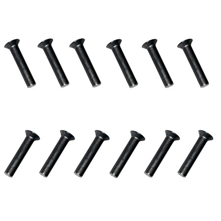 Set of (12) Kickstart Rachet Plate Rivets (1954-70 Sportster)