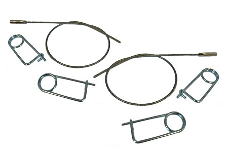 Caster Block Safety Cable Set