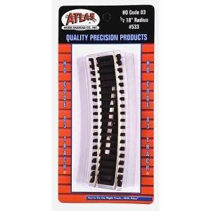 HO Code 83 1/2-18'' Radius/4pc 