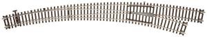 HO Code 83 Customline Curved RH Switch 