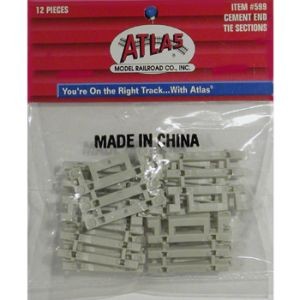 HO Code 83 Flex Track End Concrete Ties 
