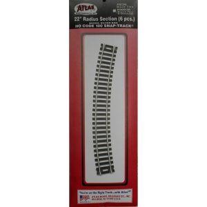 HO Code 100 22'' Radius/6pk 