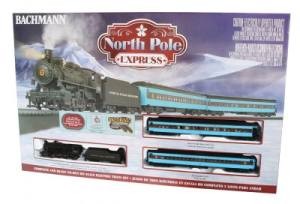 HO North Pole Express Steam Psg.Set/2-6-2 