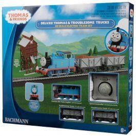 Deluxe 75th Anniversary Thomas Set with Troublesome Truc - HO Scale (Thomas The Train)