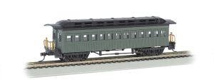 HO 1880's Coach Unlttrd/grn 