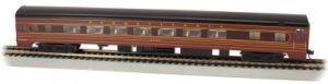 HO 85' Smoothside Coach PRR #4244 w/Lighted Interior 