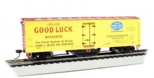 HO Track Cleaning 40' Woodside Reefer Jelke Margarine 