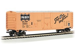 HO 50' PD Boxcar Frisco 
