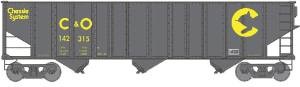 HO 100t 3-Bay Hopper Chessie/C&O #142315 