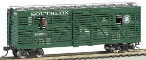HO 40' Animated Stock Car w/Horses SOU 