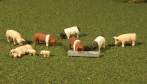 HO Pigs/9pc 