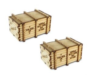 HO Machinery Crates/2pk 