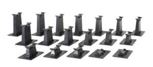 HO EZ Track Graduated Piers/18pc 