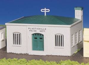 HO Plasticville Police Station 