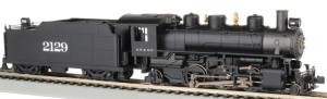 HO 2-6-2 Prairie Steam Loco SF #2129 w/Smoke 
