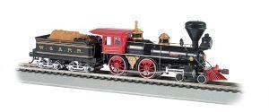 HO 4-4-0 American Steam Loco WARR General w/Wood Load/DCC So 