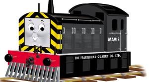 Mavis Loco with Moving Eyes - HO Scale (Thomas The Train)
