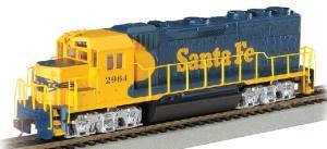HO GP40 Diesel SF #2964/blu&yel/DCC Sound 